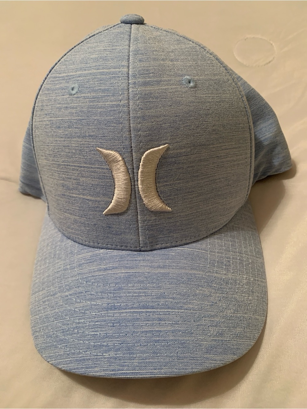 Hurley Light Blue Curved Brim Logo Cap